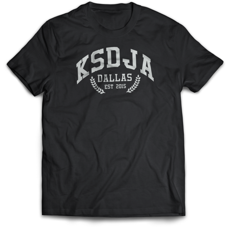 KSDJA BLACK v2 T-Shirt MockUp_Front 2